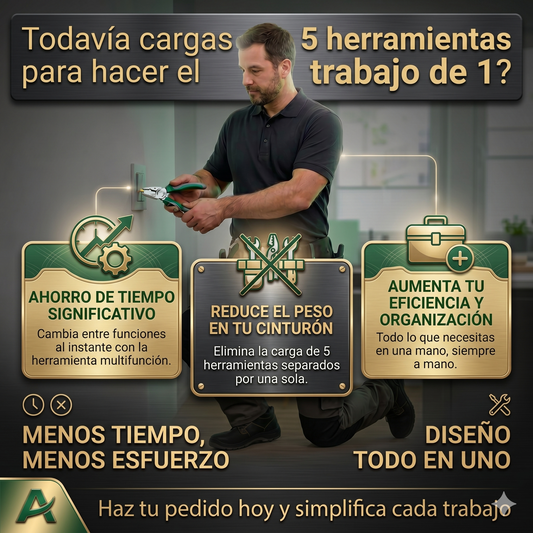 Pinza Pelacables Multiusos | 18 en 1 Ahorra tiempo y espacio