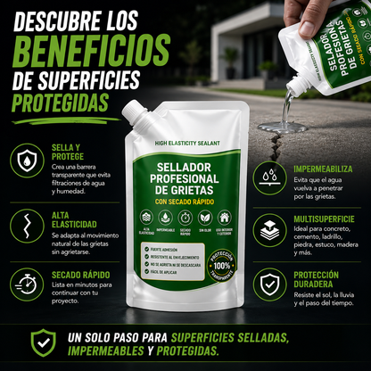Sellador para Grietas de secado rapido