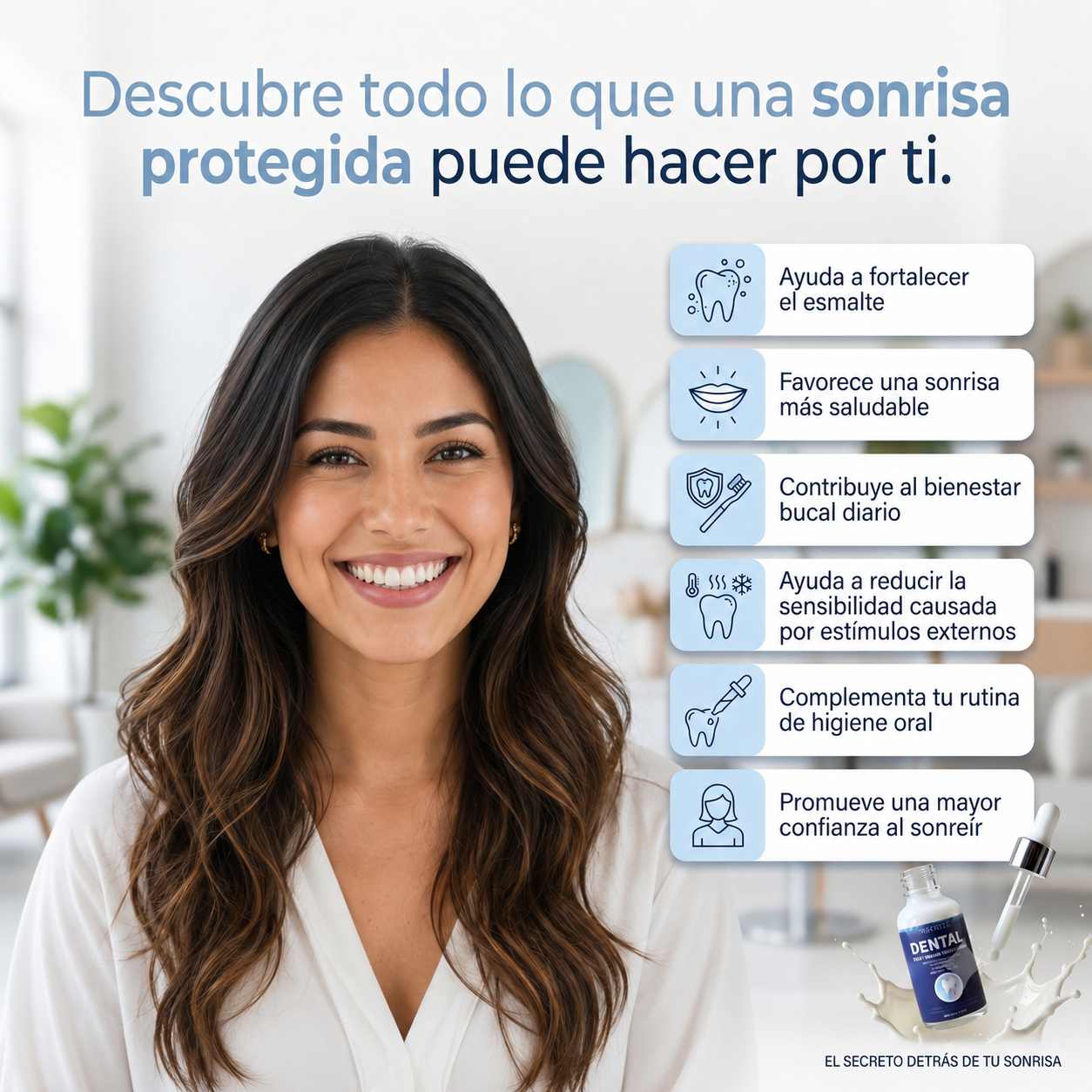 Crema para caries dentales