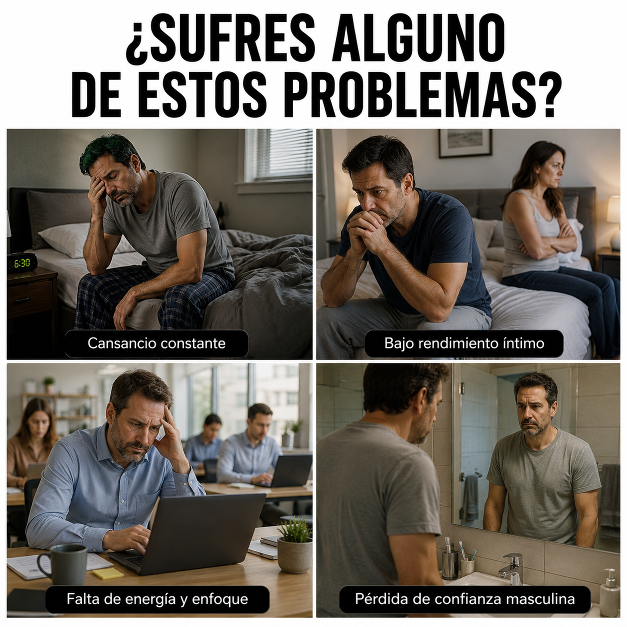 Recupera tu energía Masculina | Suplemento para aumentar tu testosterona