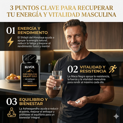 Shilajit | Aumenta la energía masculina y vitalidad